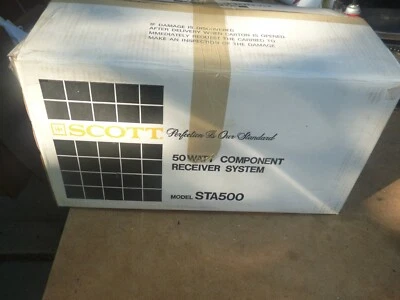 Amplificador/Ecualizador Integrado Scott STA500 + Sintonizador Digital con Caja Original y Embalaje Foto 1 de 4