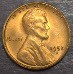 1952 S Lincoln Wheat Cent  BU   Lot F73 - Picture 1 of 2