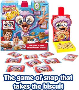 TOMY Greedy Granny in a Spin Snap Game New Kids Fast Reaction Toy Gift Age 5+