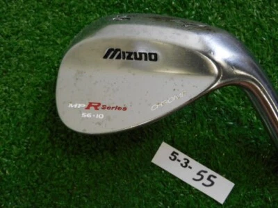 Mizuno MP-R Chrome Forged 56* 10* Sand Wedge Dynamic Gold S300 Stiff Steel +.75" - Image 1 of 4