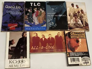R & B Cassette Singles Lot Untested - Picture 1 of 10