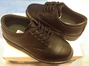 Zapatos uniformes escolares de cuero ciervo ciervos talla 12,5 - Imagen 1 de 4