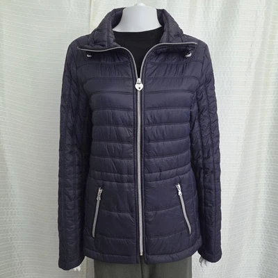 Chaqueta acolchada Guess Puffer ligera azul marino para mujer M/L - VER DESC Foto 1 de 4