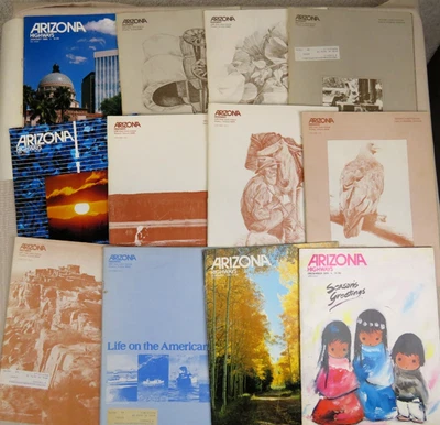 All 12 Issues of 1980 Arizona Highway Magazines Lot Complete Year Hopi Prescott - Image 1 of 4
