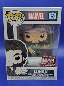 Funko Pop 2020! Marvel #653 Exclusive Collector Corps LOGAN 4" Bobblehead nuovo con scatola - Foto 1 di 7