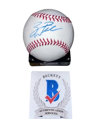 Zack Wheeler Signed Baseball Philadelphia Phillies Auto Autographed Beckett - Image 1 of 2
