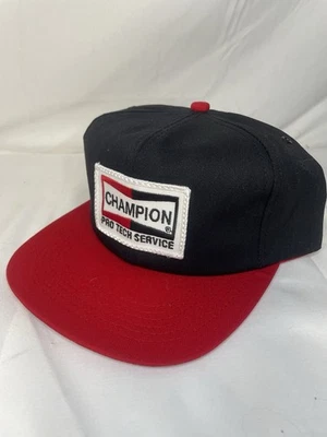 Vtg NOS Champion Pro-Tech Spark Plug Snapback Trucker Hat K-Products USA made - Image 1 of 4