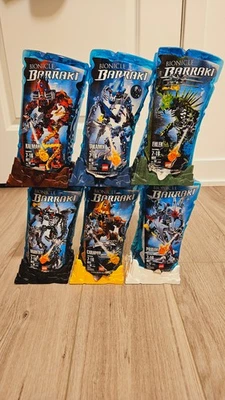LEGO BIONICLE: Barraki Complete Set w/Canisters (8916-8921) - Image 1 of 4