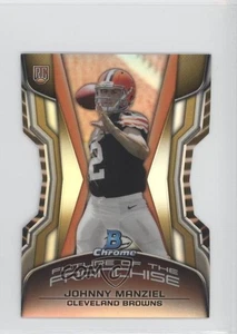 2014 Bowman Cromo Oro Rifrattore /332 Johnny Manziel #JM Rookie RC - Foto 1 di 4