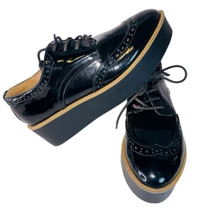 Madden Girl G-Klasse schwarze Plateau-Oxfordschuhe Damengröße 7 - Bild 1 von 7