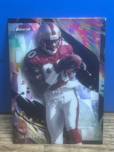 2024 Topps Finest - Uncommon Jerry Rice #147 Refractor - Picture 1 of 2