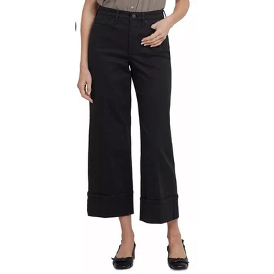 NYDJ Lift Tuck black Teresa Wide Leg jeans, size 6, MSRP $118 - Image 1 of 4