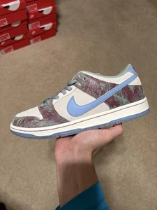 Size 8.5 - Nike Crenshaw Skate Club x Dunk SB Low Ivory Blue Brown - Picture 1 of 11