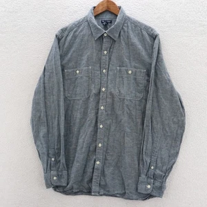 Camisa Gap Para Hombre Extra Grande Azul Cambray Delgada Preppy Ropa de Trabajo Exterior Patrimonio - Imagen 1 de 9