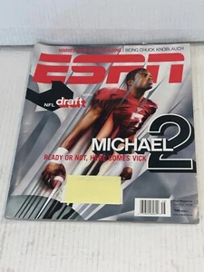 ESPN THE MAGAZINE APRIL 16, 2001 MICHAEL VICK COVER EXCELLENT PREOWNED CONDITION - Imagen 1 de 2