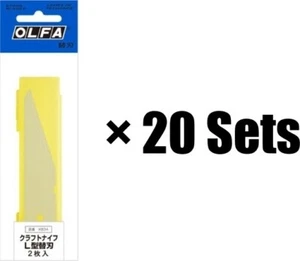 OLFA Genuine Replacement Blade for Craft Knife / XB34 / 20 packs 40 pieces - Picture 1 of 2