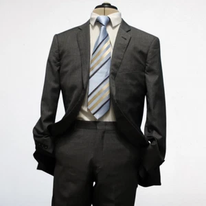 J Crew Ludlow 2-Teiler Anzug 42R grau Tollegno 1900 italienische Wolle Tailored Fit - Bild 1 von 24