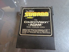 Subroc (Colecovision, 1983)*CARTRIDGE ONLY*Coleco Vision & Adam