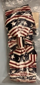 Longaberger All American LARGE GARTER Star Spangled Stripes Fabric NEW in pkg - Picture 1 of 3