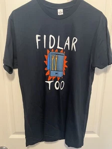 Camiseta Fidlar Too 2016-17 diseño matchbook azul talla M - Imagen 1 de 3
