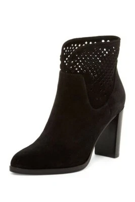 Diane Von Furstenberg Jaen Mujer Negro Gamuza Pull On Botines Talla 5,5 M Foto 1 de 3
