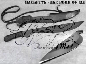 UBR PERSONALIZADO HECHO A MANO ACERO AL CARBONO EL LIBRO DE ELI MACHETE PARA CAZA DE ZOMBIES - Imagen 1 de 1