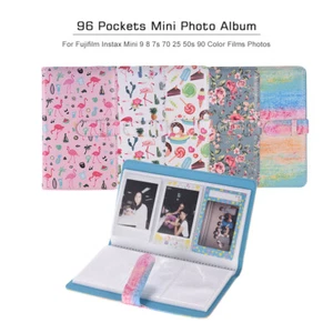 96 Mini Photo Album Photo Book Album for Fuji Instax Mini 9 8 7s Films E1O1 - Picture 1 of 10