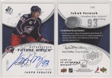 2008-09 SP Authentic Auto Future Watch /999 Jakub Voracek #248 Rookie Auto RC