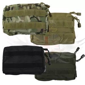 Kombat UK Tactical Small MOLLE Utility Webbing Pouch Black, Green, Coyote & BTP - Foto 1 di 18