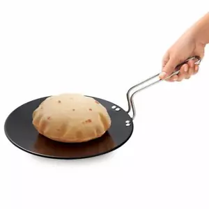 Base de inducción Futura anodizada dura 26 cm Tava Roti/Chapati Tawa de Hawkins - Imagen 1 de 7
