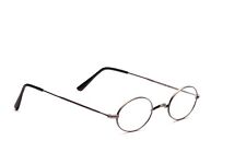 Ovale Metallfassung Mod 1720 ovale Brille in Altsilber 40 mm bis 48 mm ohne Pads