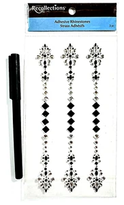 Recollections Rhinestone Lines Stickers Scrapbooking Embellishment Card - Picture 1 of 1