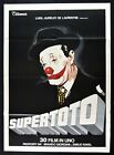 Werbeplakat Supertoto' Totò Titina De Filippo Fahad Zirkus Clown Circus Edua A76
