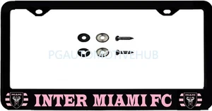Marco de matrícula de acero inoxidable letras de vinilo PARA INTER MIAMI 2 - Imagen 1 de 3