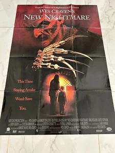 Wes Craven's NEW NIGHTMARE Orig. 1995 FOLDED 27x39.5 Home Video Movie Poster - Picture 1 of 4