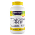 Healthy Origins Vitamin D3 1,000iu 360 Softgels Immune Health & Strong Bones