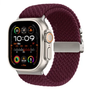 Braided Nylon Strap Wrist Band For Apple Watch Series 10 9 8 7 6 SE Ultra 2 49mm - Picture 1 of 40