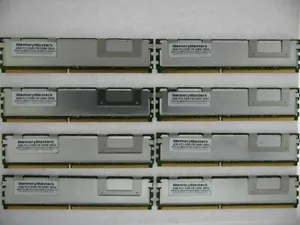 Server RAM 32GB 8x 4GB PC2-5300F FB-DIMM Fully Buffered DDR2 667 FIT Dell HP IBM - Picture 1 of 3