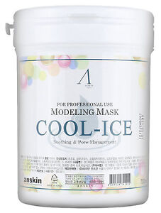 700ml Maska modelarska Opakowanie w proszku Chłodny lód do łagodzenia i zarządzania porami 