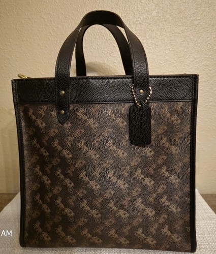 Borsa da campo Coach cavallo e carrozza tartufo nero 89143