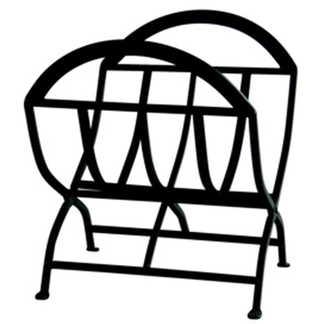 Uniflame W-1038 BLACK WROUGHT IRON LOG RACK - Image 1 of 1