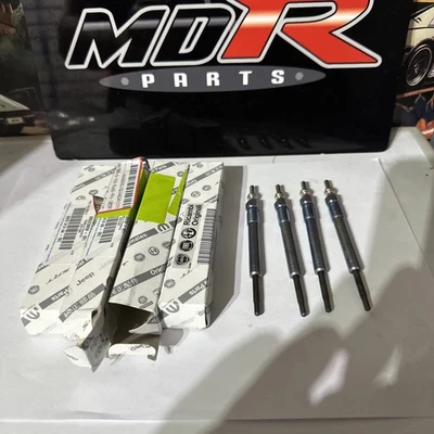 4X Glow Plugs For Fiat 500 500L Doblo Punto Panda Qubo 1.3 D Multijet 55210051 - Image 1 of 4