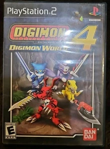 Digimon World 4 (Sony PlayStation 2, 2005) No Game. Case + Artwork + Manual ONLY - Picture 1 of 3