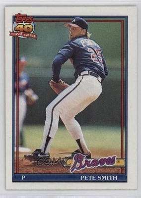 1991 Topps Pete Smith #383 - Image 1 of 2