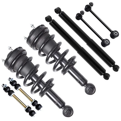 For Suburban 1500 Tahoe Escalade ESV EXT Front Struts Rear Shocks Sway Bar Links Foto 1 de 4