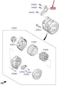 KIA CEED MK3 CD Generatorhalterung 3746003300 NEU ORIGINAL - Picture 1 of 2