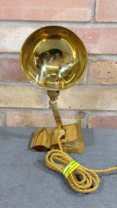 Christopher Wrays Lighting Emporium - Brass Clip On Adjustable Deck Lamp - Picture 1 of 15