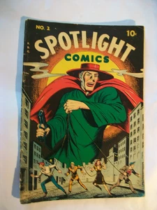 Spotlight Comics #2 January 1945 Army VERY RARE Golden Age comic book-not graded - Picture 1 of 10