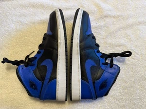 Nike Air Jordan 1 Mid Hyper Royal (GS) - Taglia 5,5 anni - Foto 1 di 7