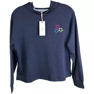 Vineyard Vines Sweatshirt Kids L (14) Blue Dream Cloth Hoodie Stars - NWT - Picture 1 of 11